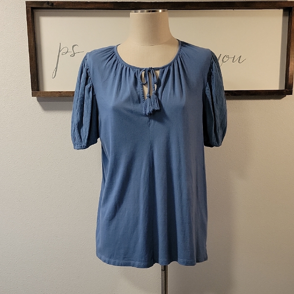 Yarn & Sea Blue Women's Top